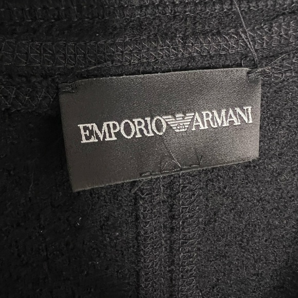 Emporio Armani women’s 100% Virgin Wool Black womens overcoat XS - Picture 9 of 12